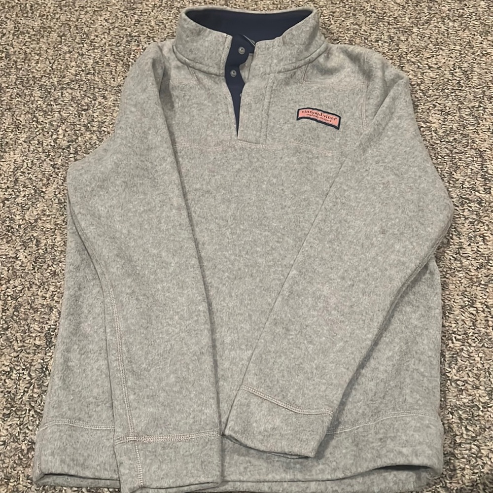 Vineyard Vines Harbor Fleece Quarter-Snap Boys
L(16)